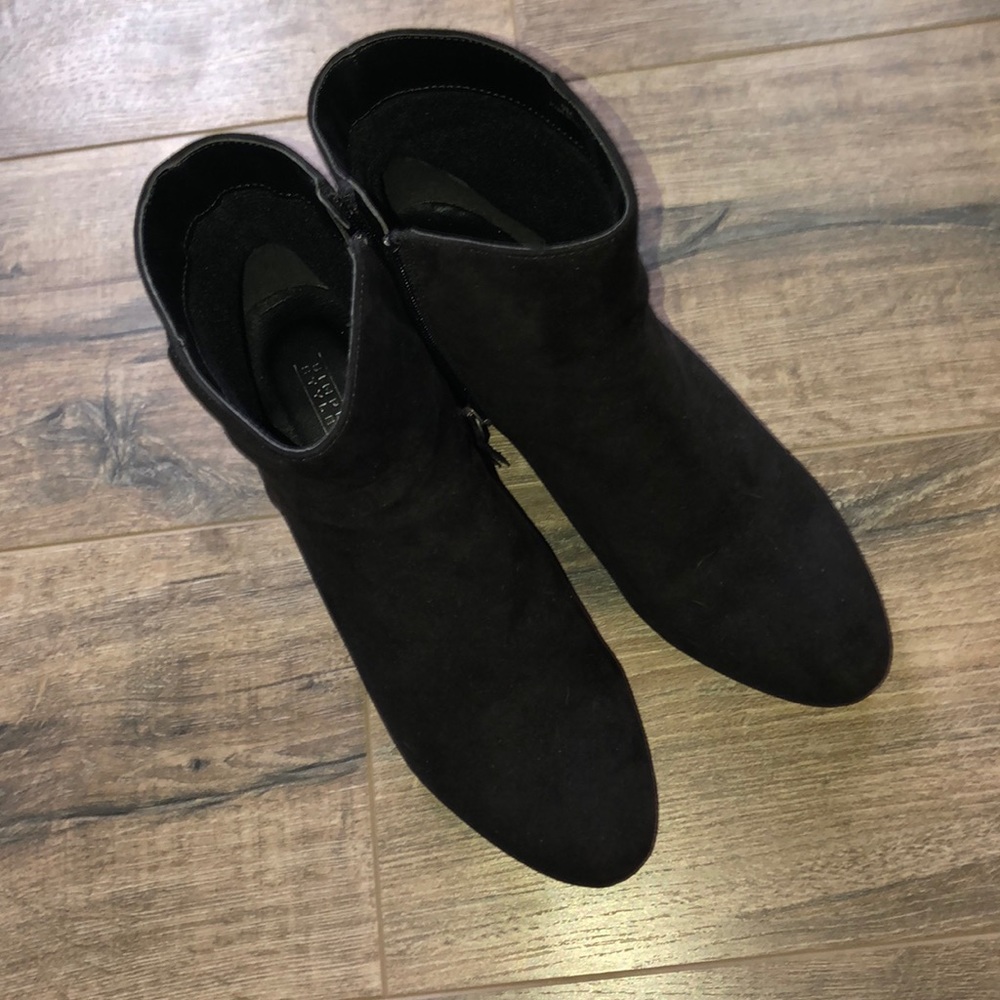 Black ankle boots